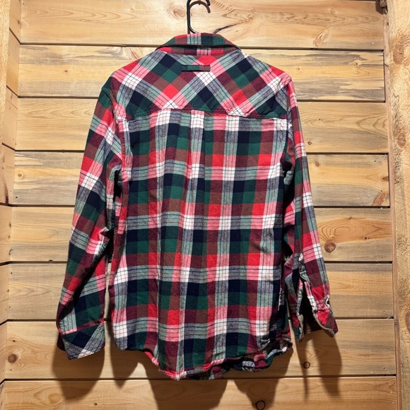 Legendary Whitetails The Original Buck Camp Flannel Shirt Men's Med Cord Accents - Picture 7 of 8